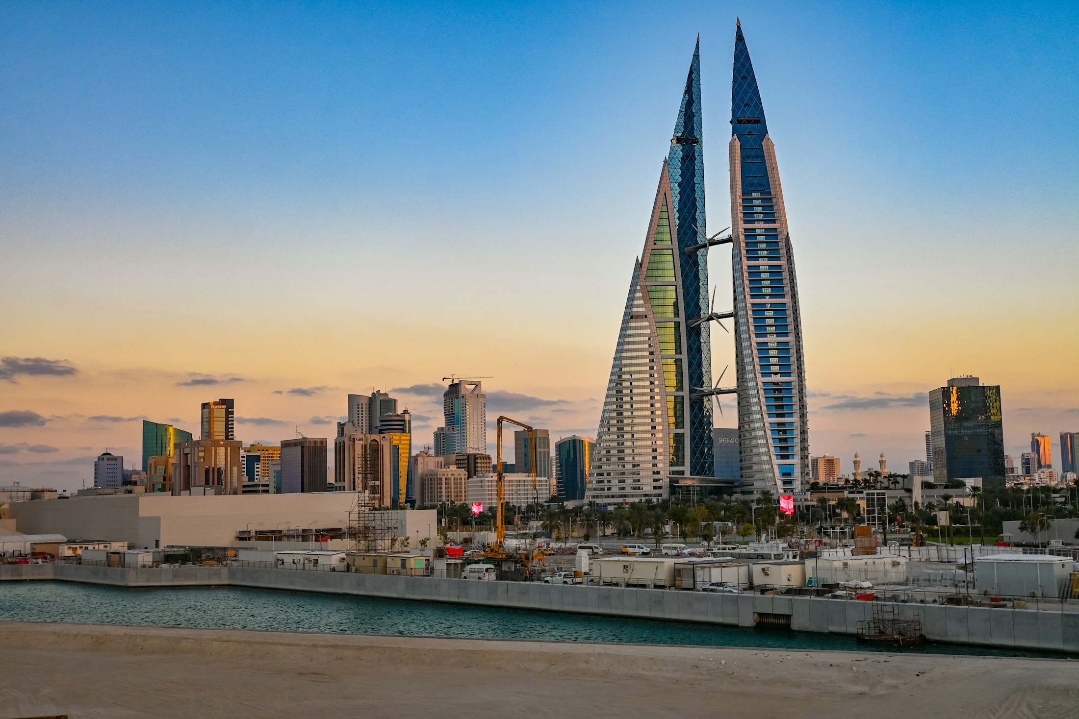 Bahrain skyline video thumbnail