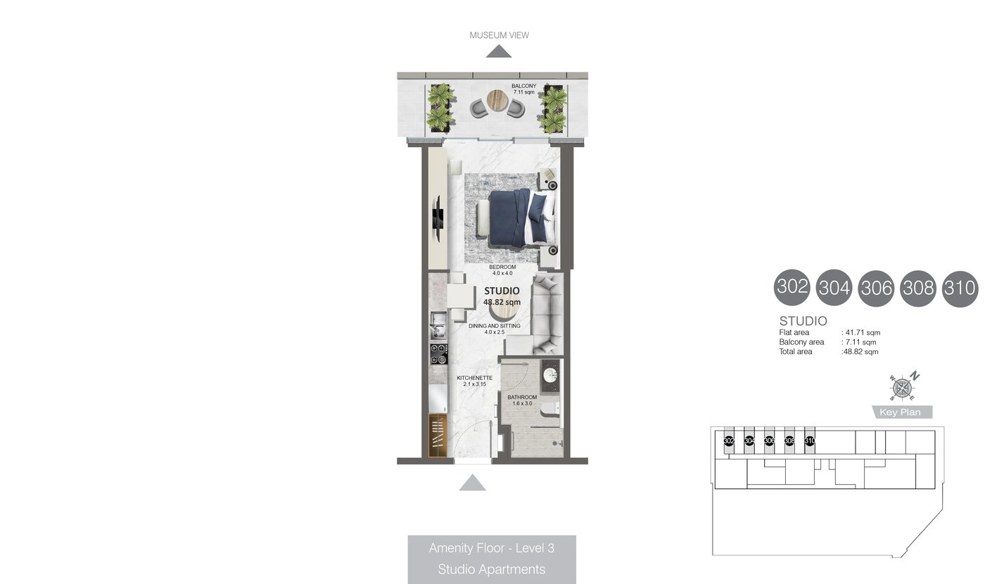 Bahrain Marina floor plan