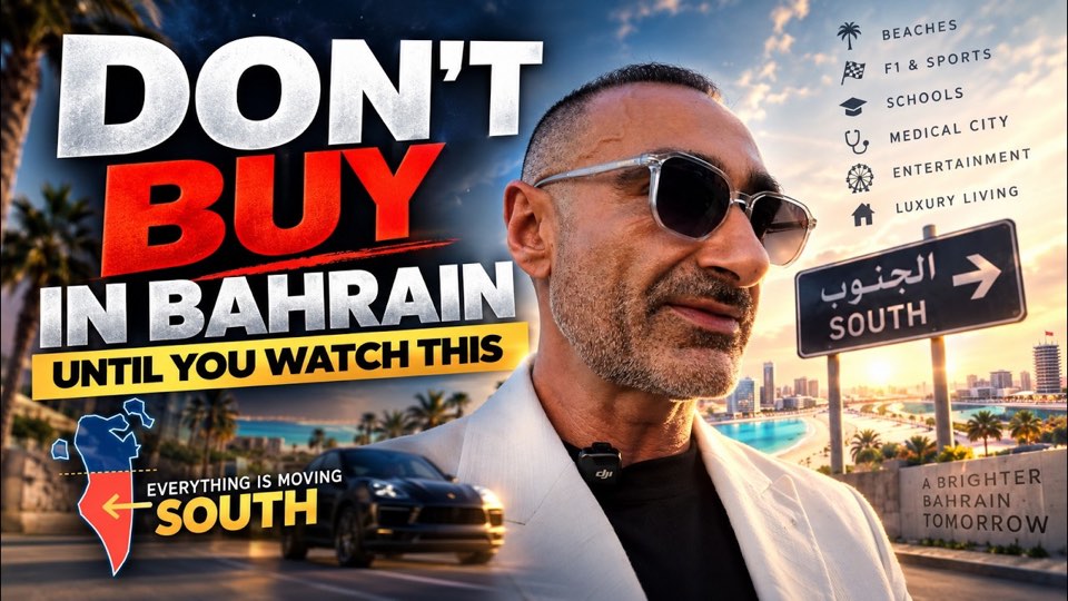 Hussain Husaini at sunset in South Bahrain