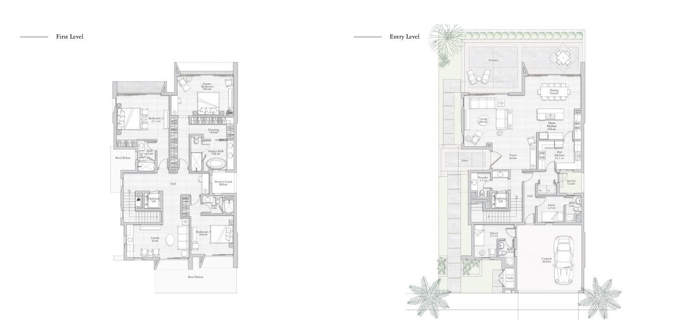 Villa 2 floor plan