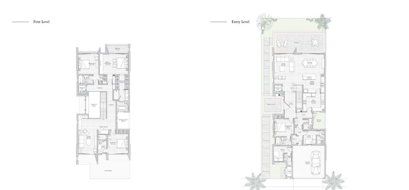 Villa 3 / 3A floor plan