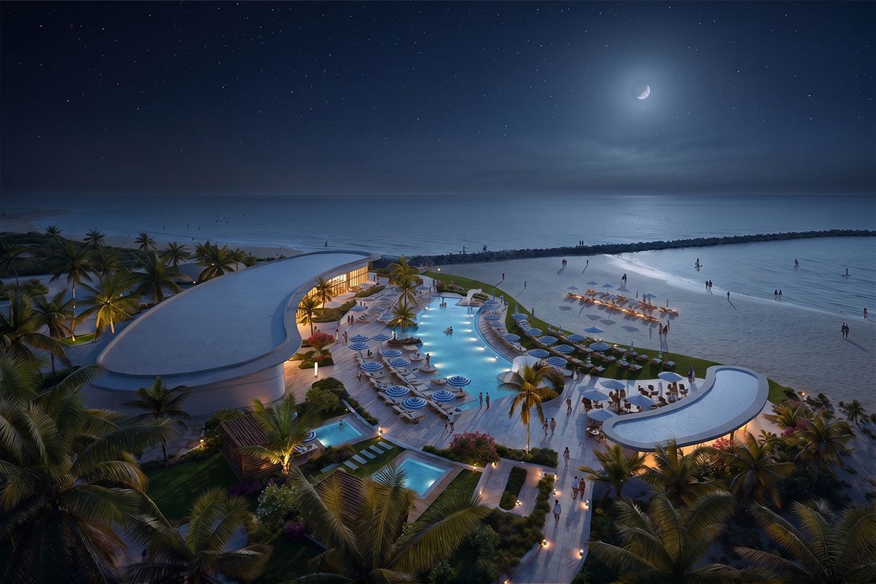 Golf, beach club and waterpark
