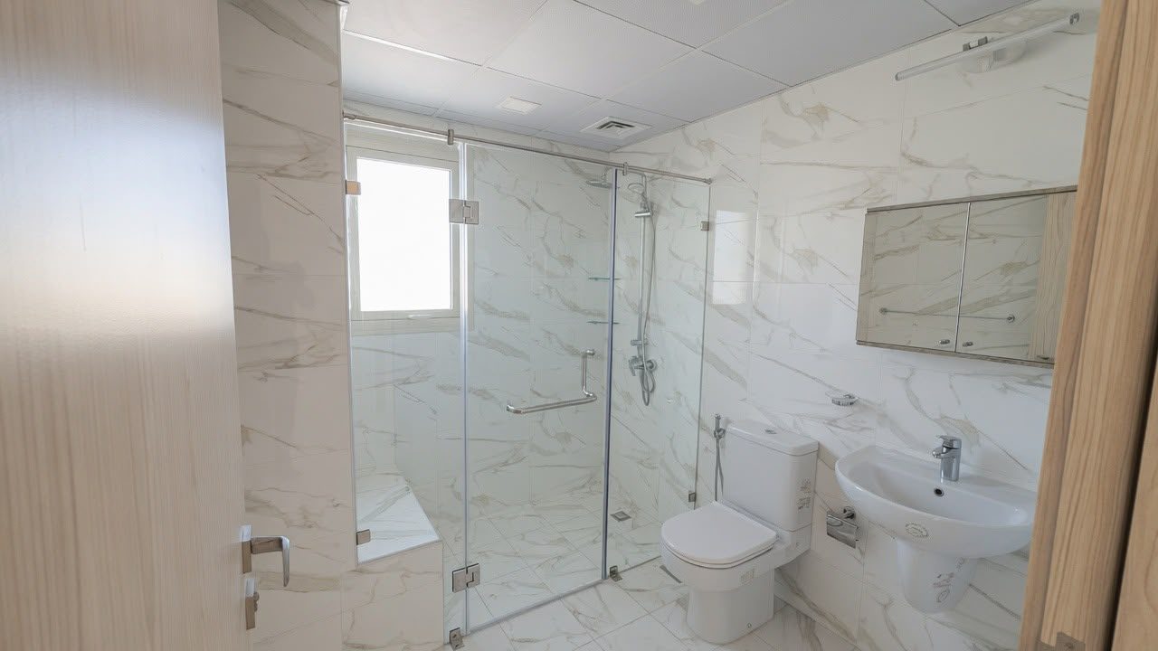 Three-Bedroom Semi-Furnished Apartment with Gym