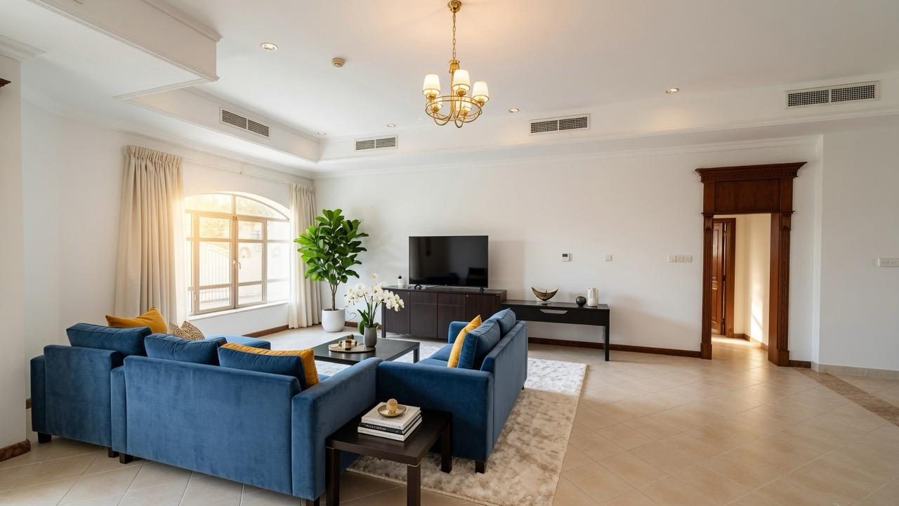 Four-Bedroom Villa with Pool and Gym Access