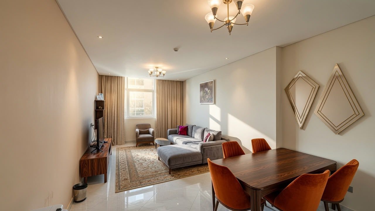 Fully Furnished 80sqm Apartment with Balcony