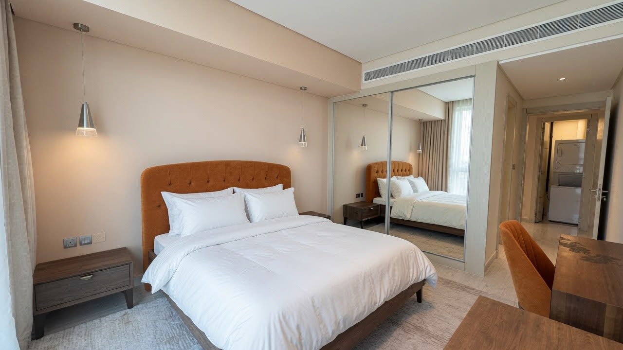 Two-Bedroom Apartment with Four Bathrooms