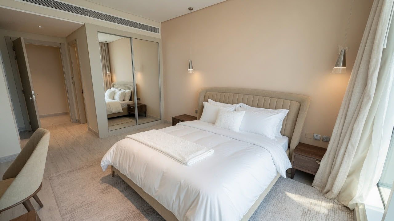 Two-Bedroom Apartment with Four Bathrooms