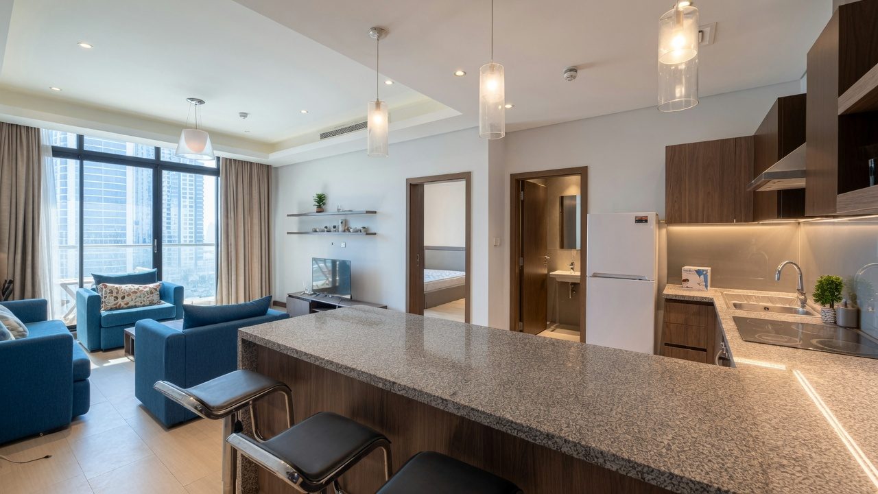 One Bedroom Apartment with Dual Bathrooms