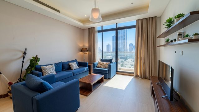 One Bedroom Apartment with Dual Bathrooms
