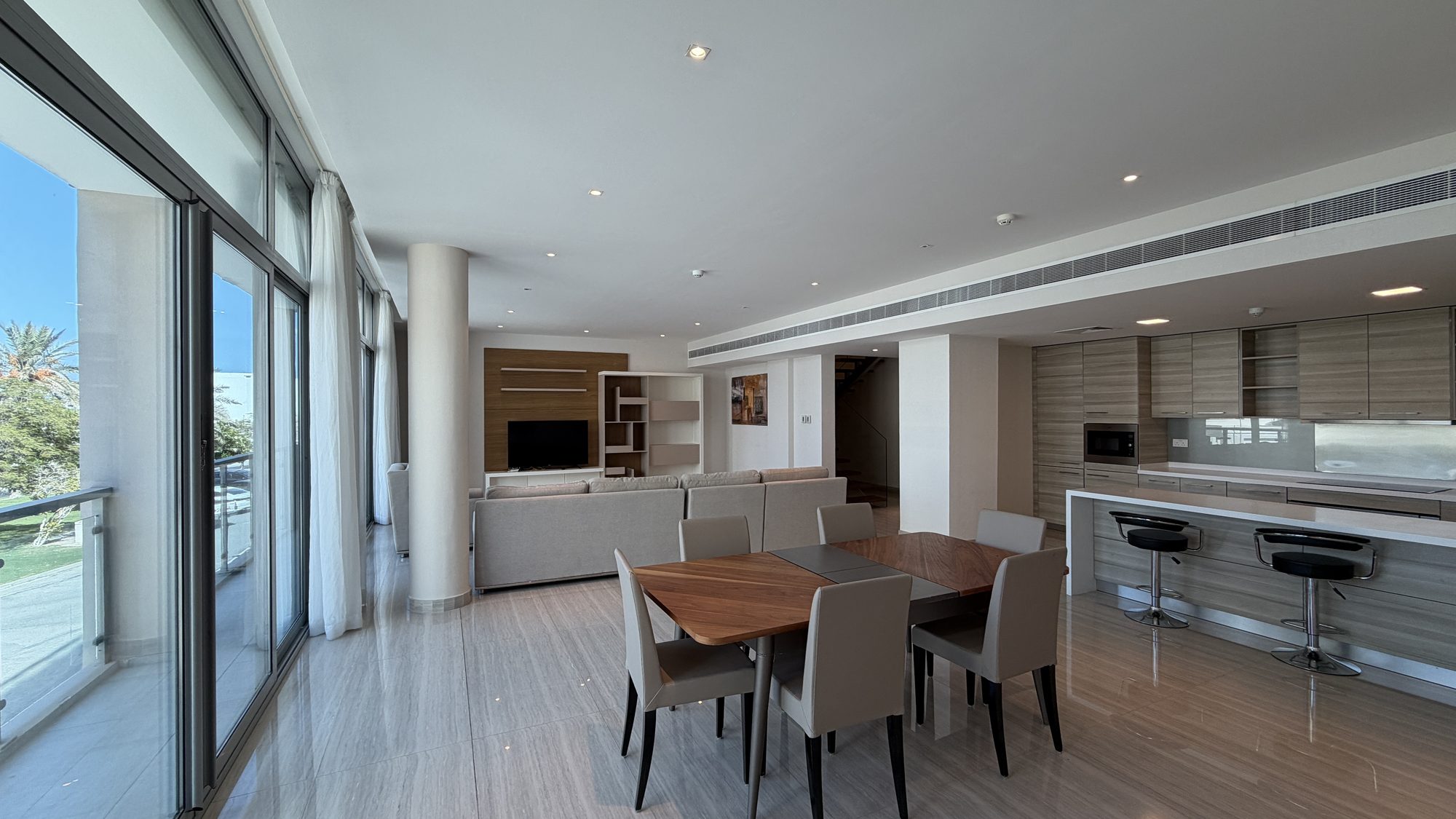 Three-Bedroom Duplex with Waterfront Views