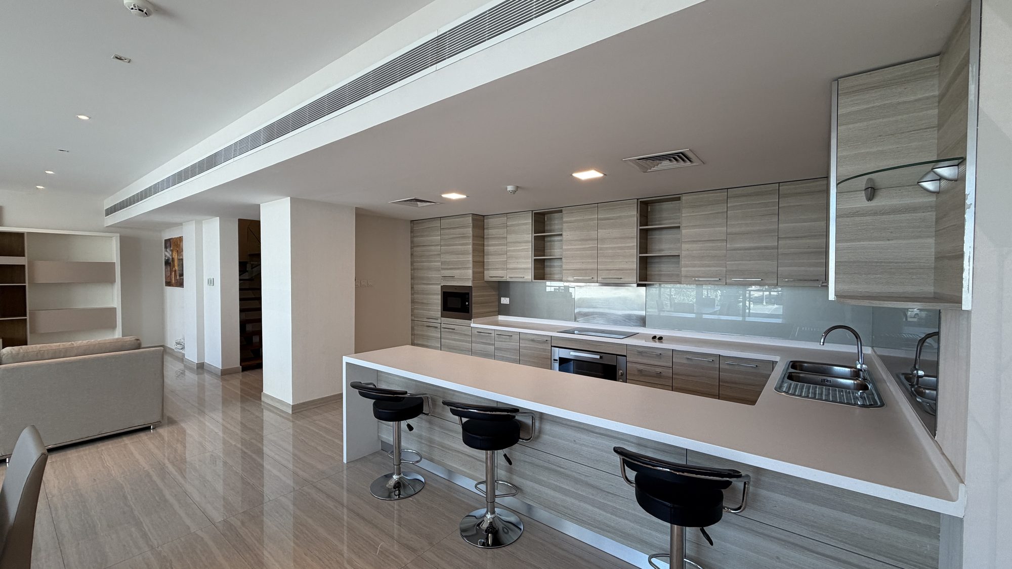 Three-Bedroom Duplex with Waterfront Views