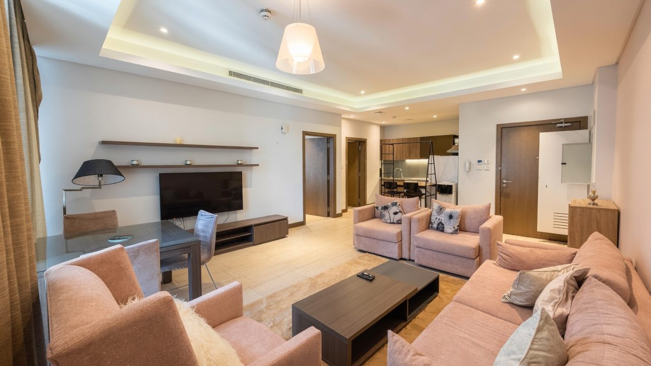 One-Bedroom Apartment with Balcony and Pool Access