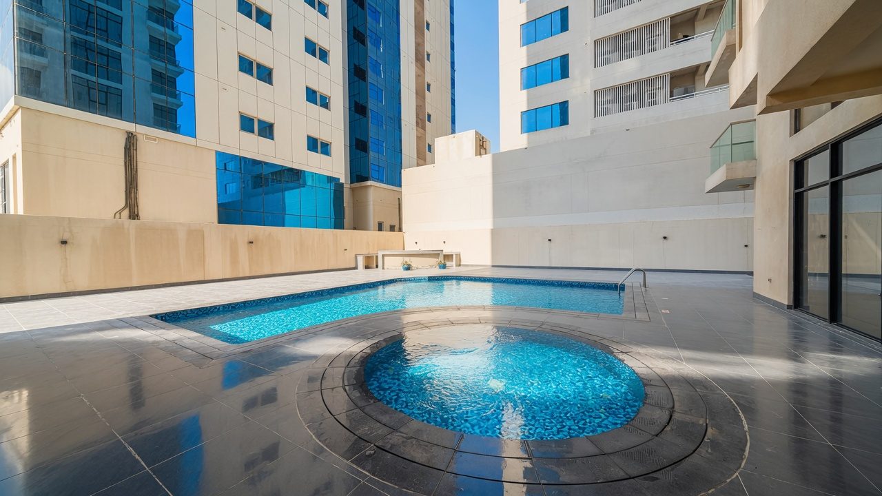 One-Bedroom Apartment with Balcony and Pool Access