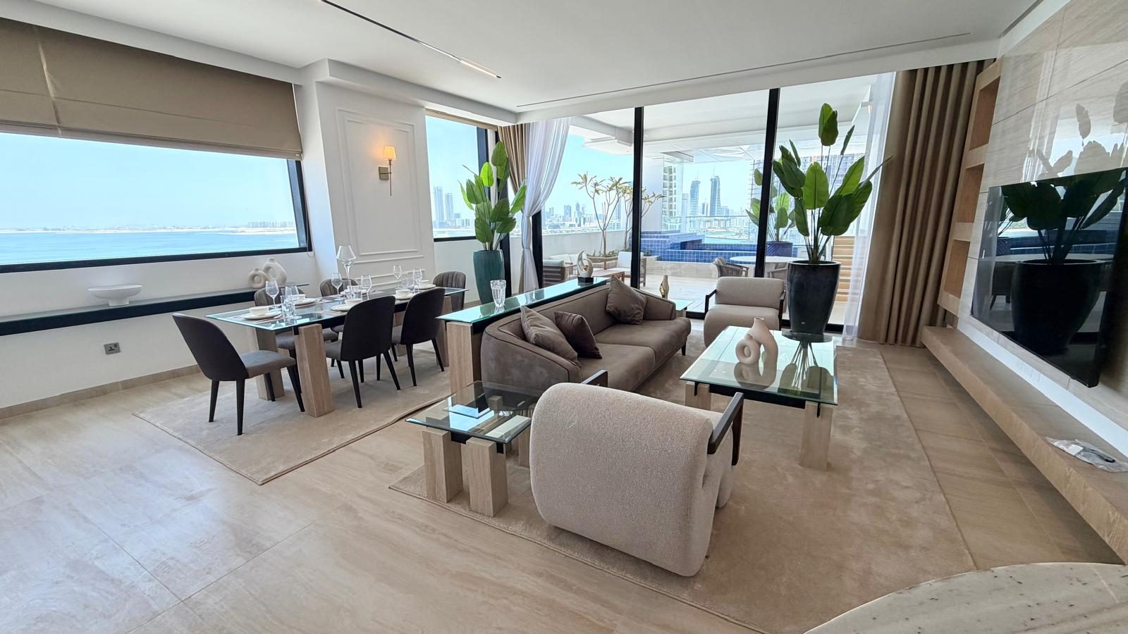 Three-Bedroom Apartment with Pool Access