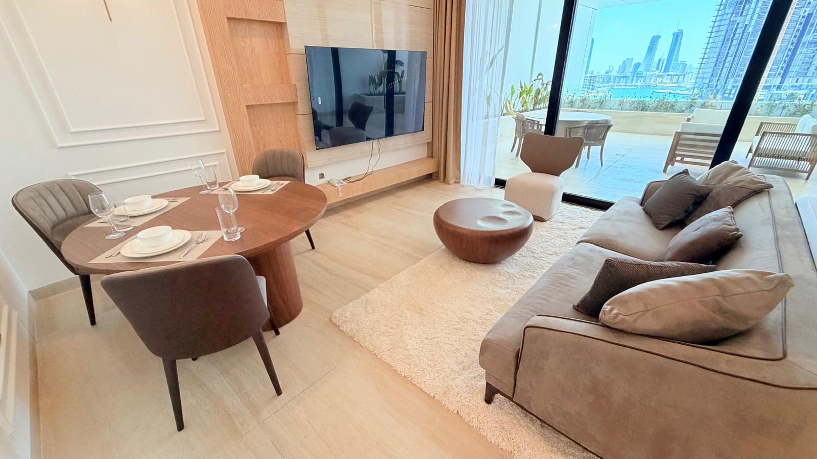 One Bedroom Apartment with Two Bathrooms