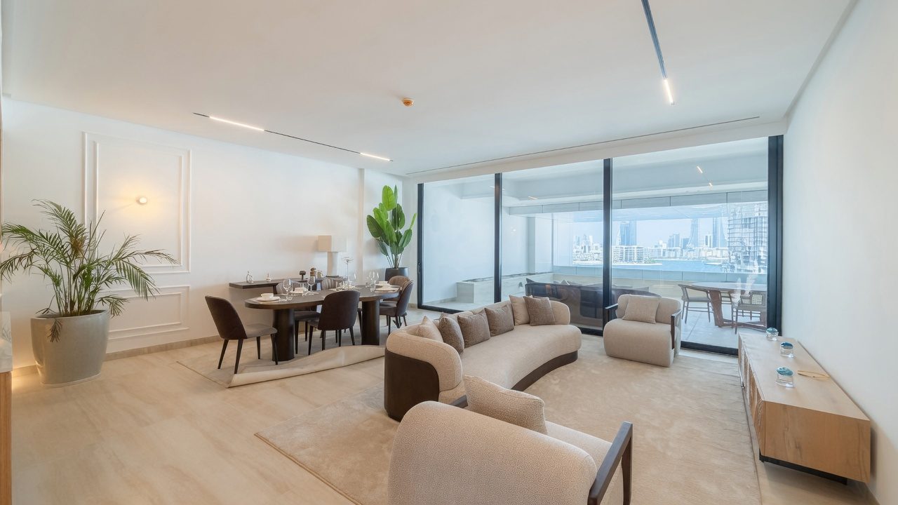 Three-Bedroom Apartment with Maid's Room