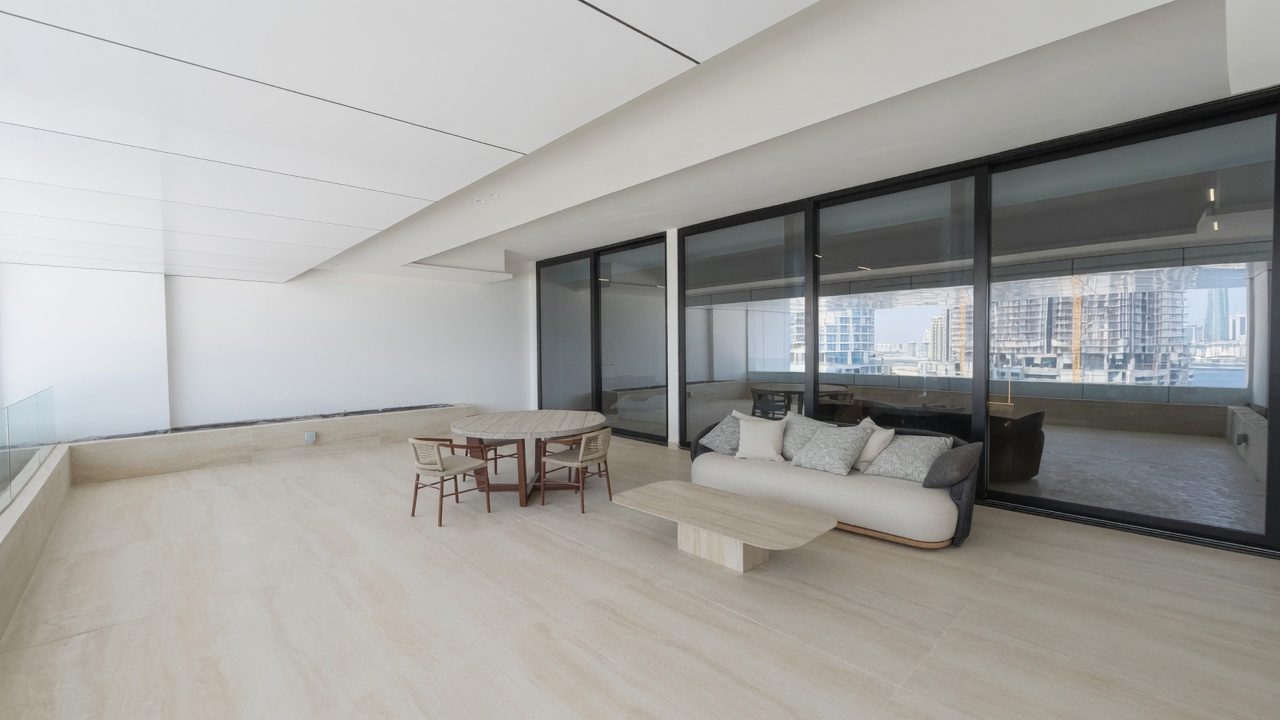 Three-Bedroom Apartment with Maid's Room