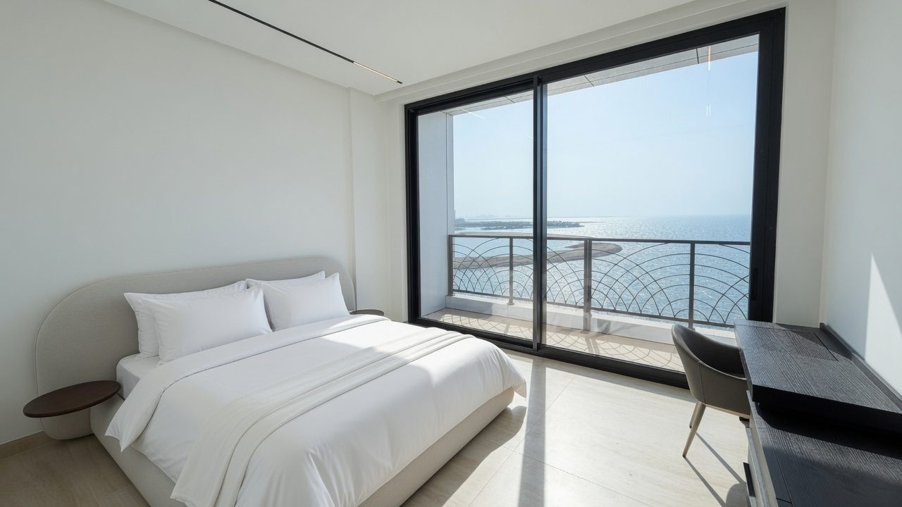 Three-Bedroom Apartment with Maid's Room