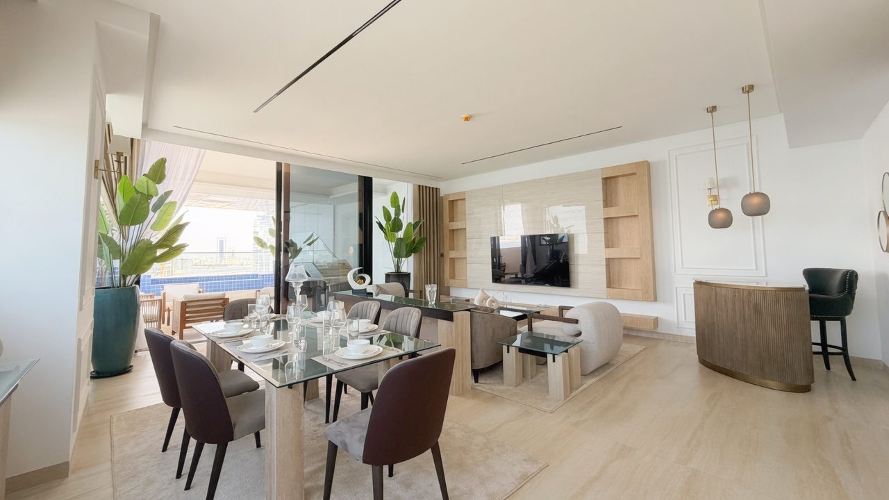 Three-Bedroom Apartment with Private Pool