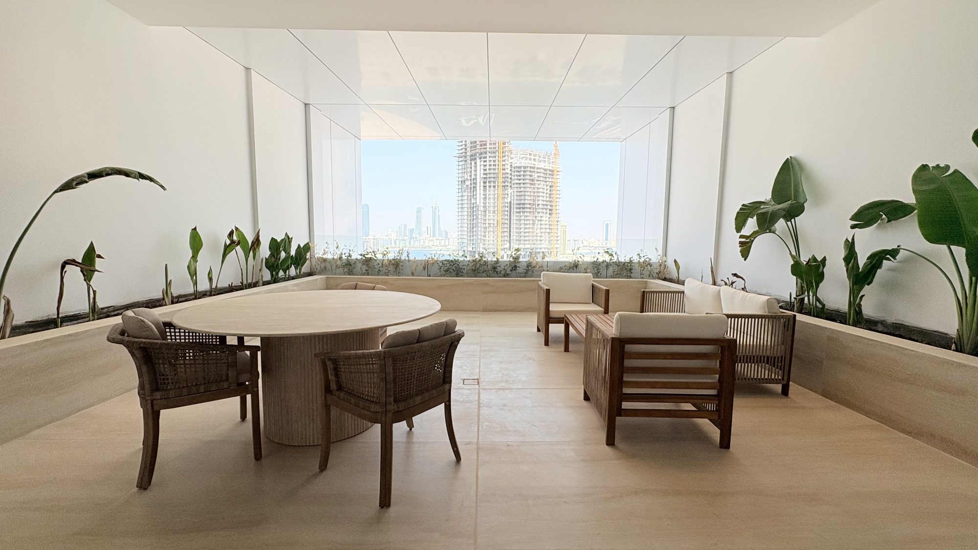 One-Bedroom Apartment with Private Garden and Water View