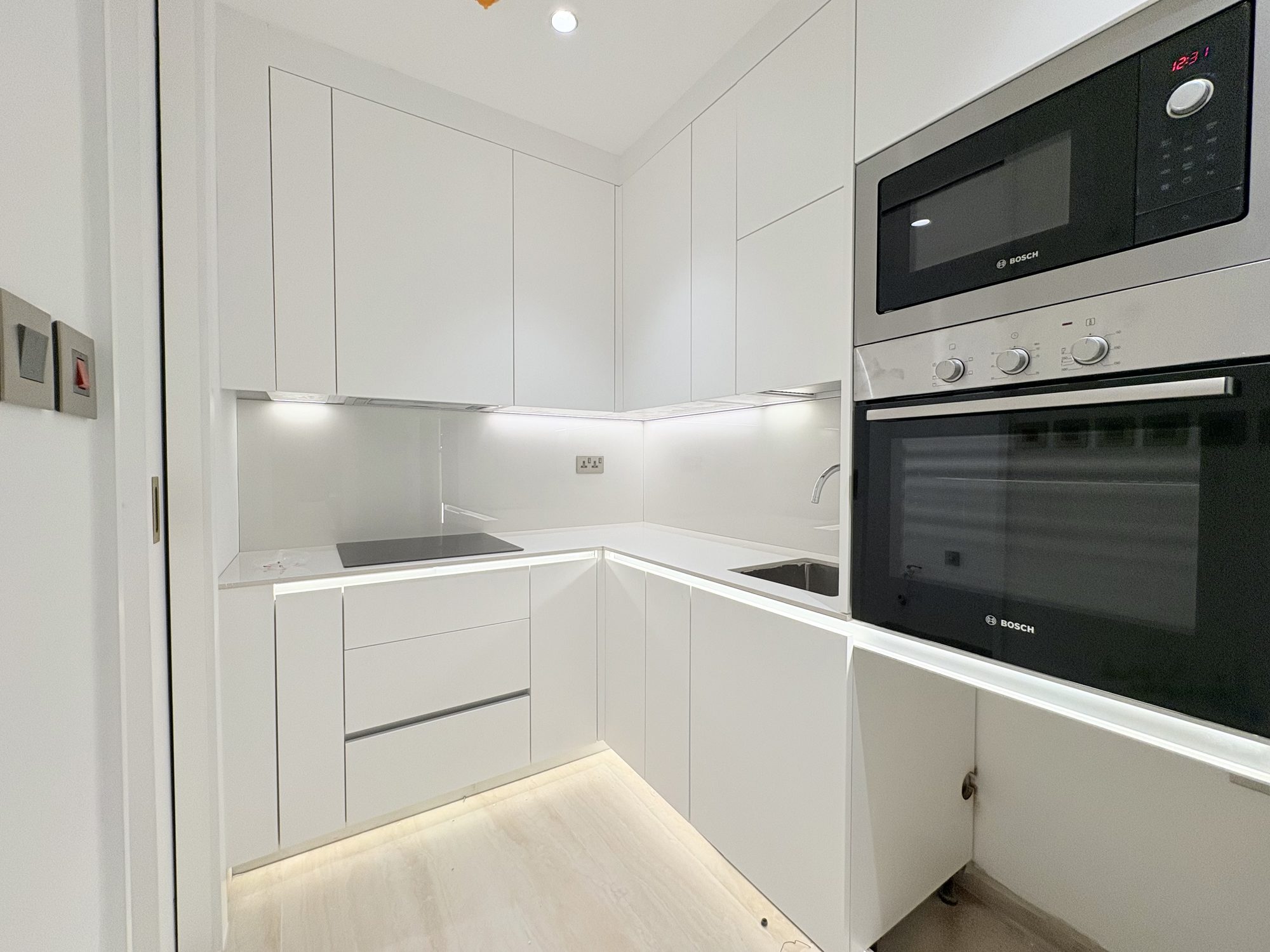One-Bedroom Apartment with Private Garden and Water View