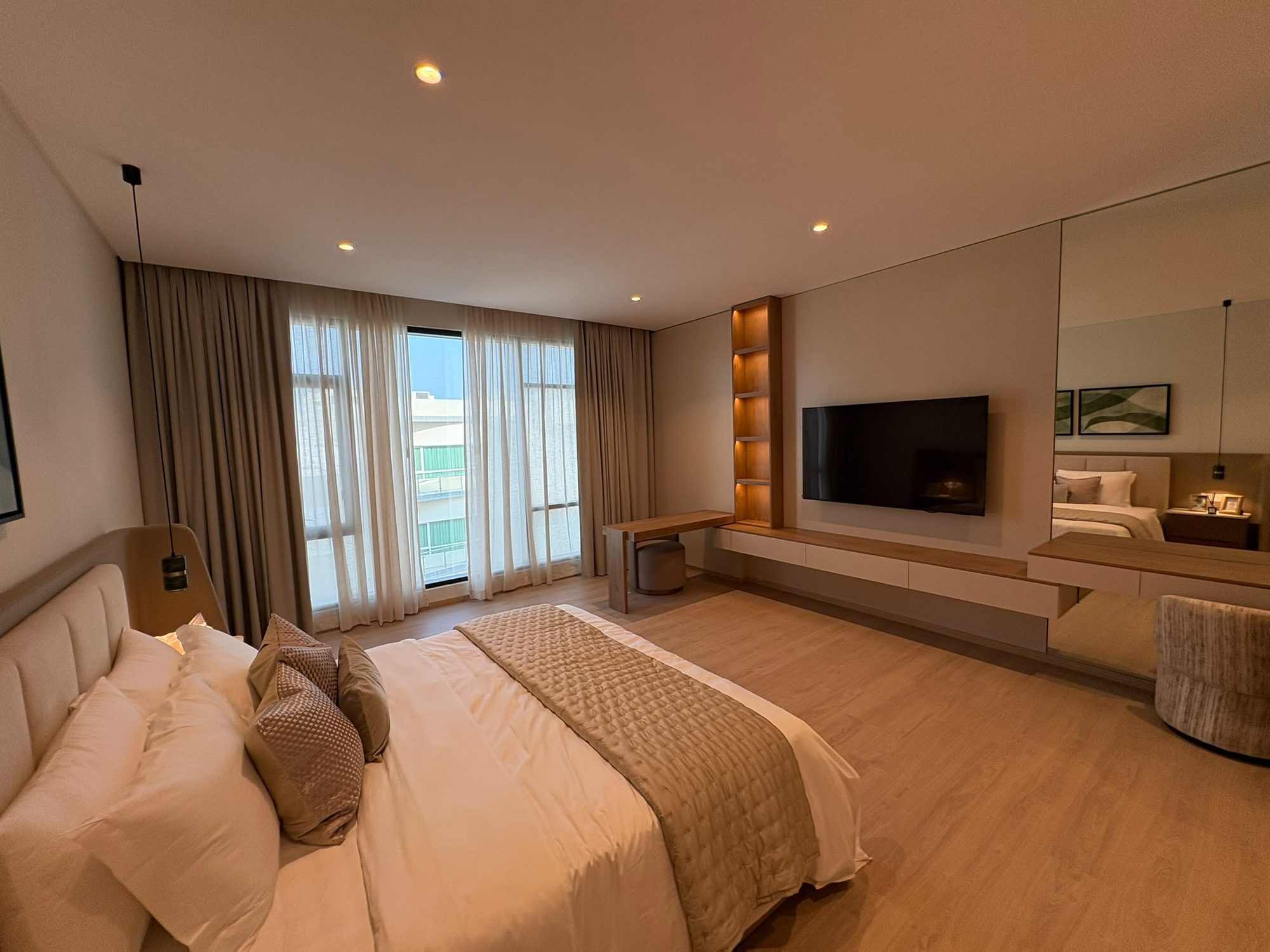 Three-Bedroom Duplex with Maid's Room and Pool