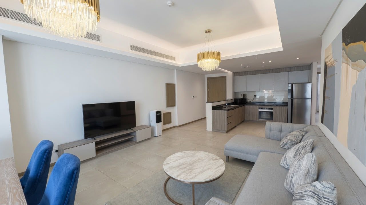 Three-Bedroom Apartment with Shared Wellness Facilities