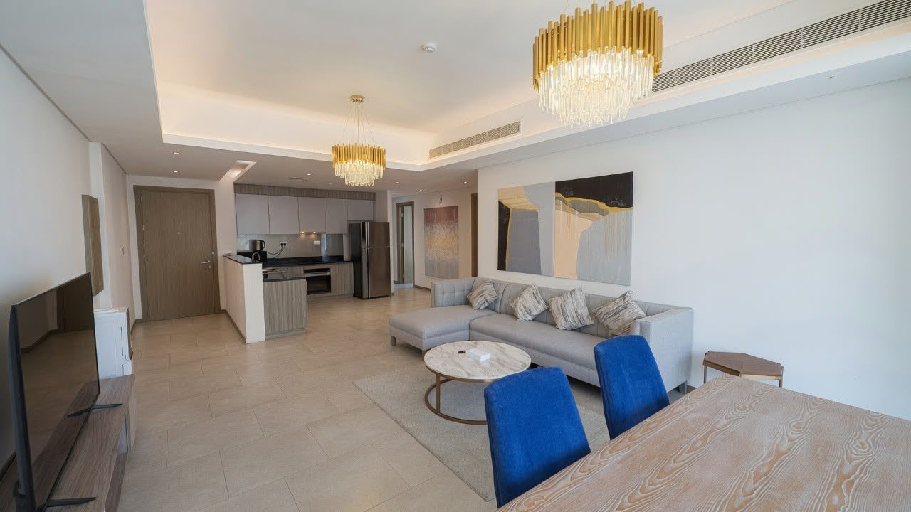 Three-Bedroom Apartment with Shared Wellness Facilities