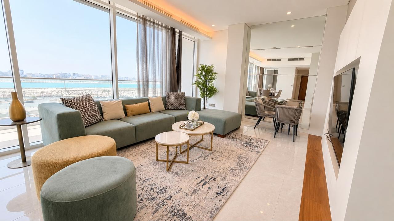 Three Bedroom Apartment with Maid's Room