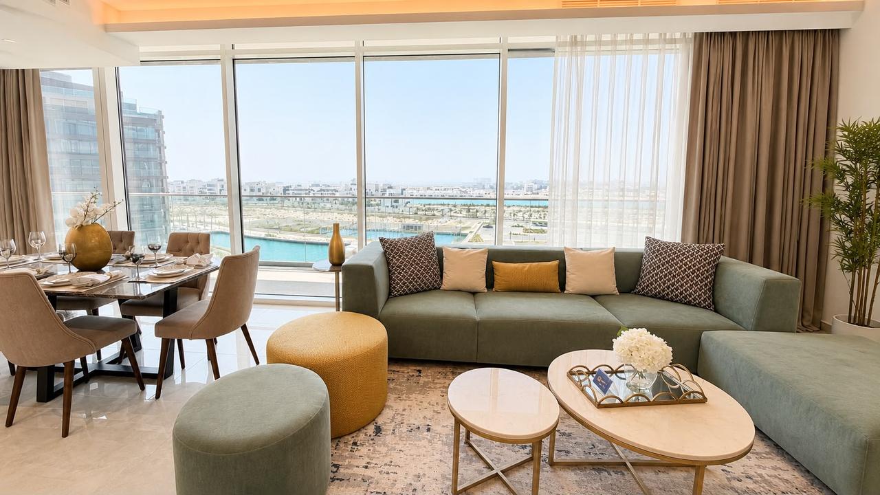 Three Bedroom Apartment with Maid's Room
