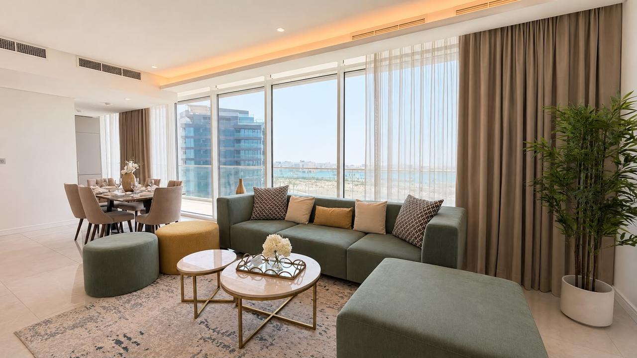 Three Bedroom Apartment with Maid's Room