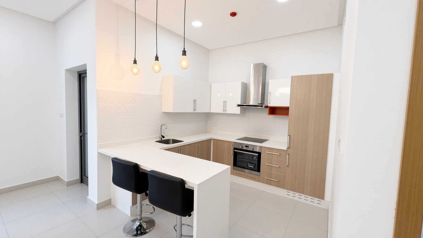 One-Bedroom Apartment with Two Bathrooms
