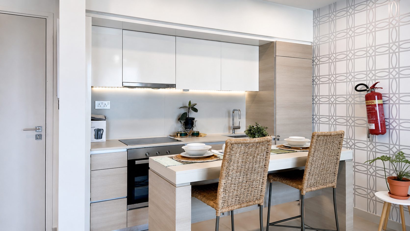 One-Bedroom Apartment with Dual Bathrooms