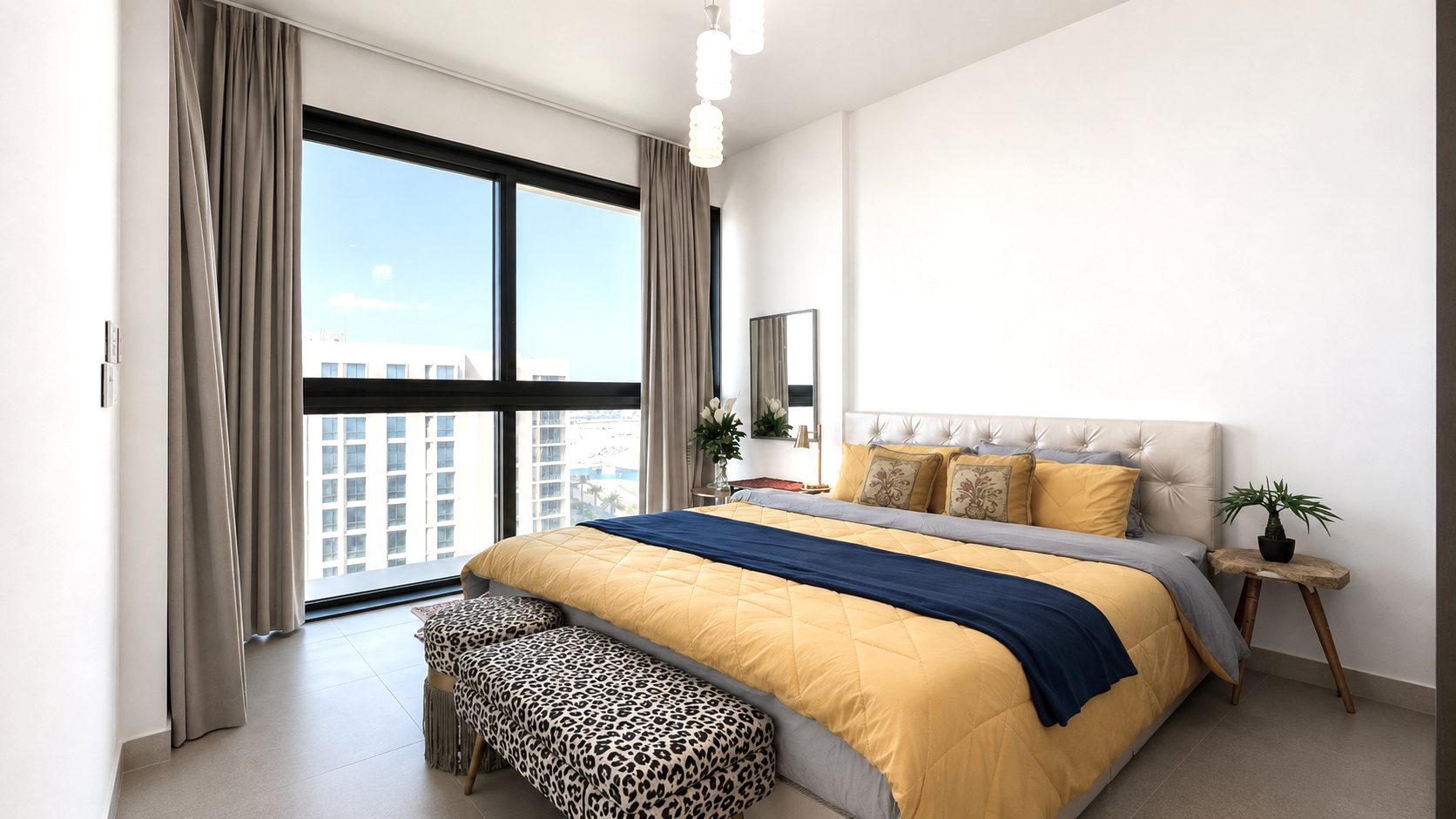 One-Bedroom Apartment with Dual Bathrooms