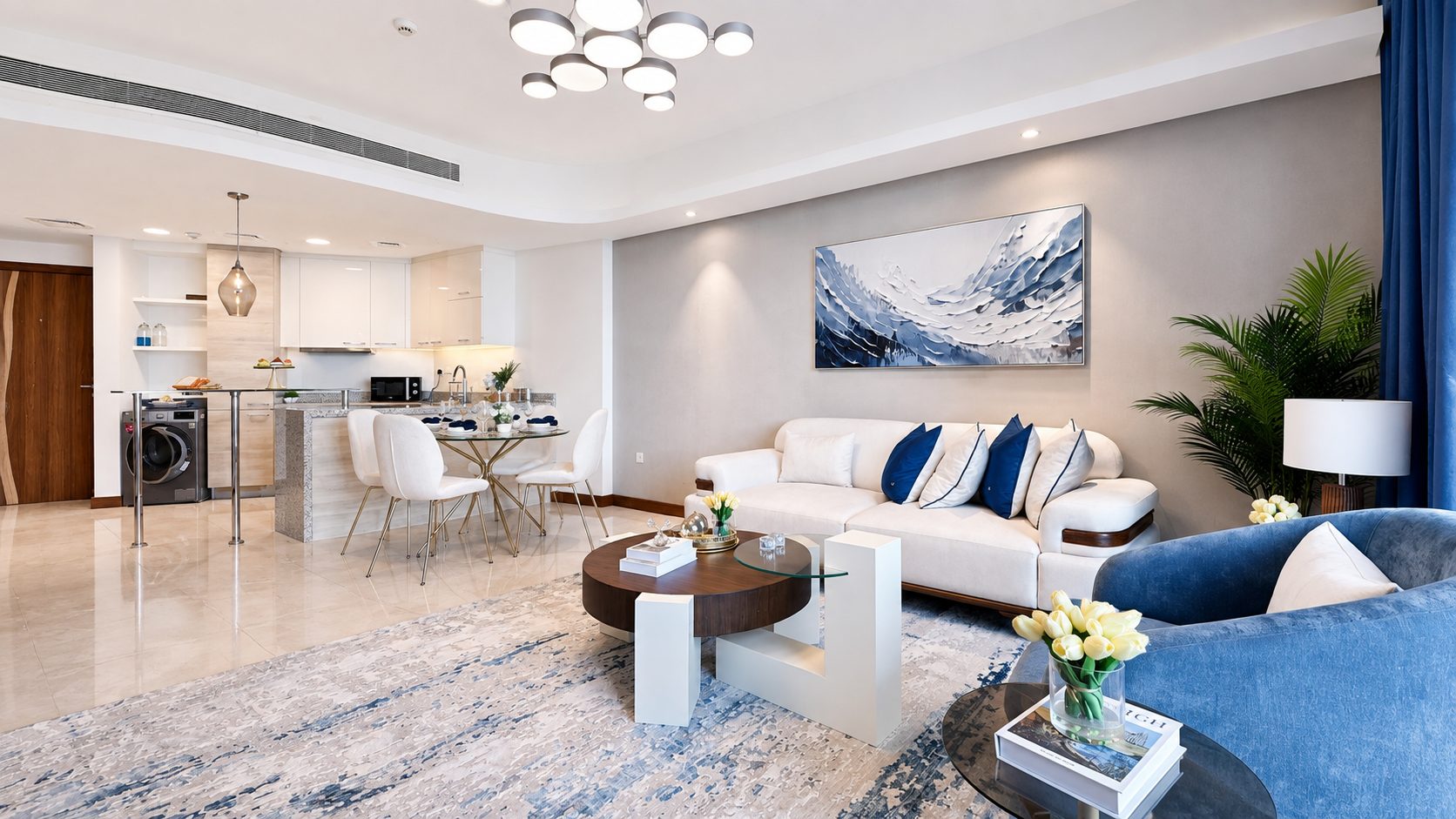 One-Bedroom Apartment with Water Views