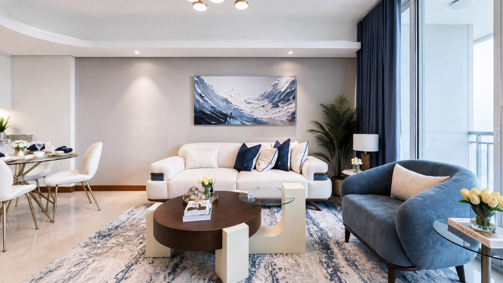 One-Bedroom Apartment with Water Views
