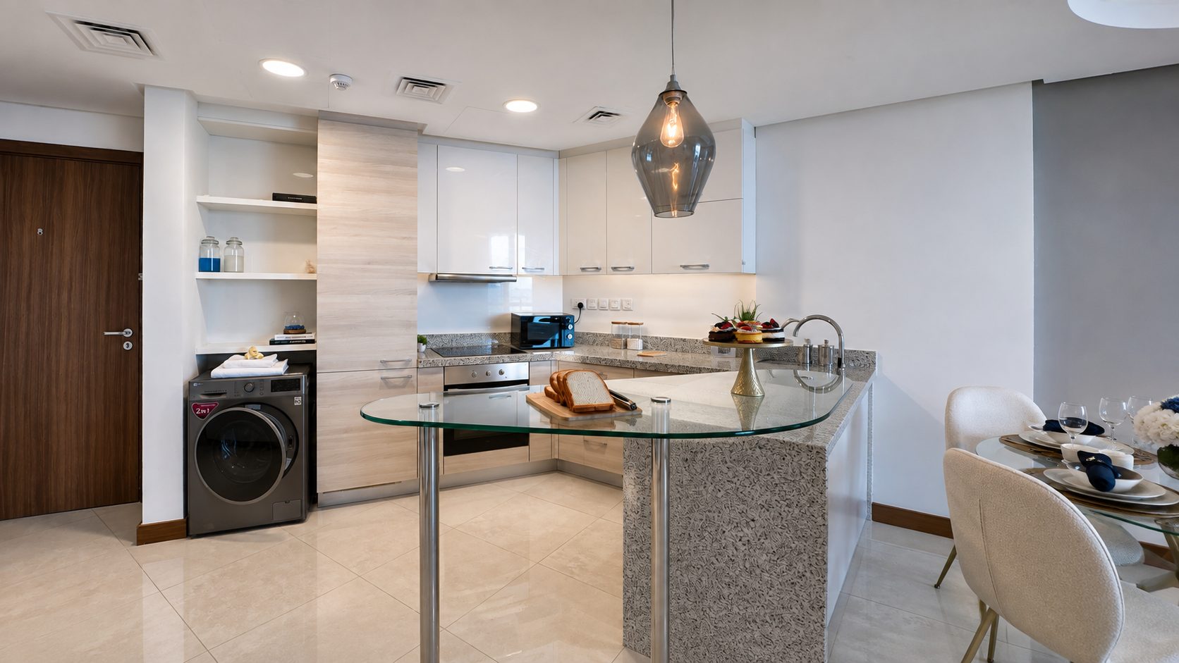 One-Bedroom Apartment with Water Views