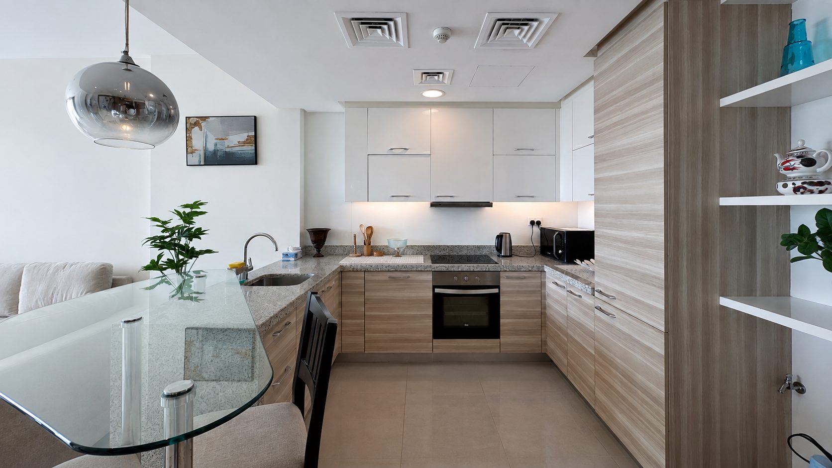 One-Bedroom Apartment with Dual Bathrooms