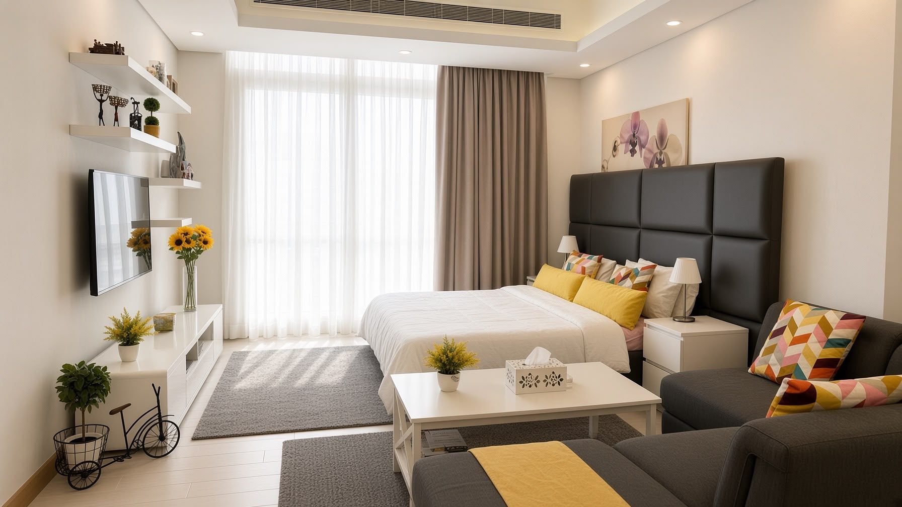 One-Bedroom Apartment, Fully Furnished and Ready