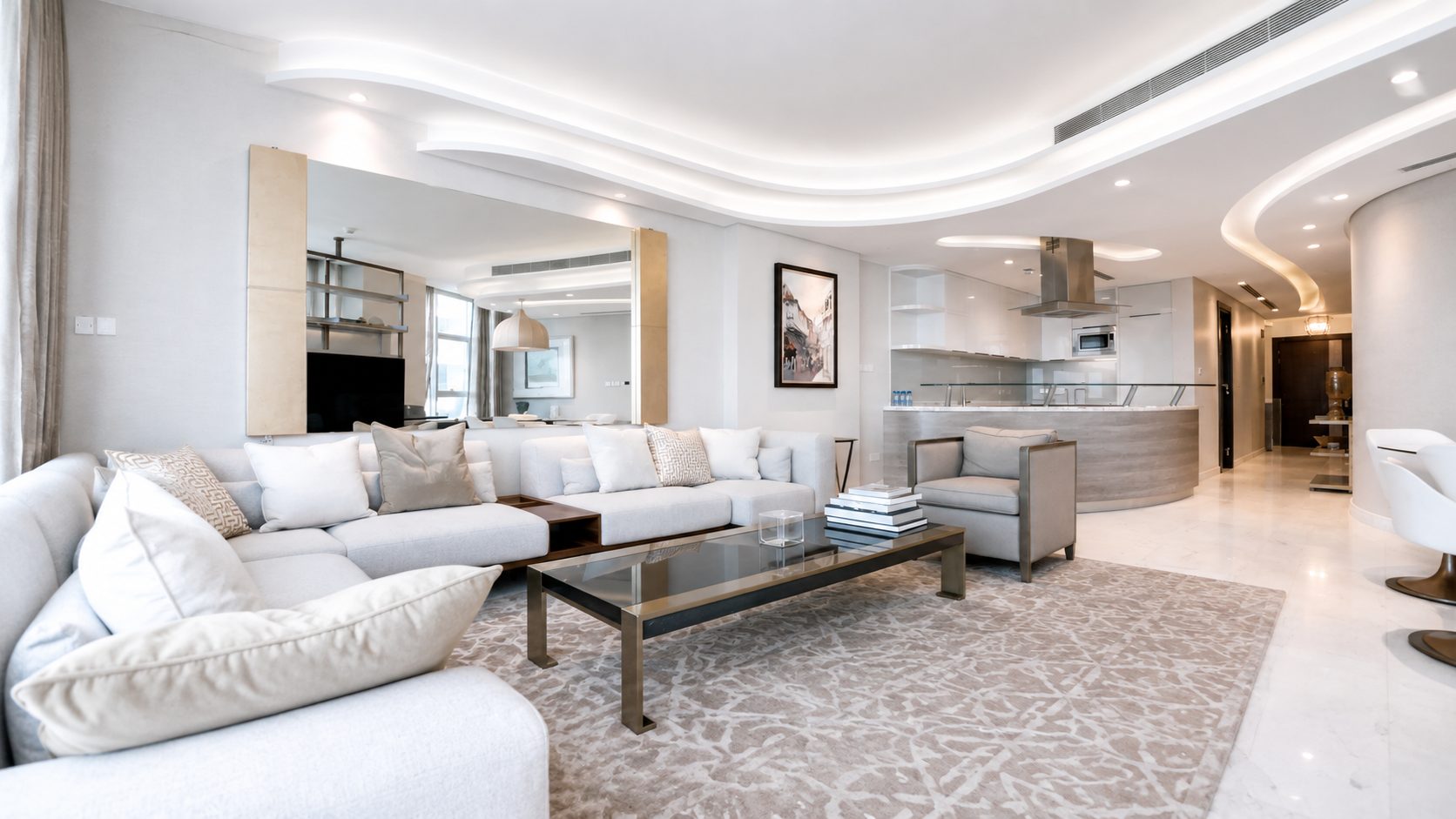 Three-Bedroom Apartment with Maid's Room