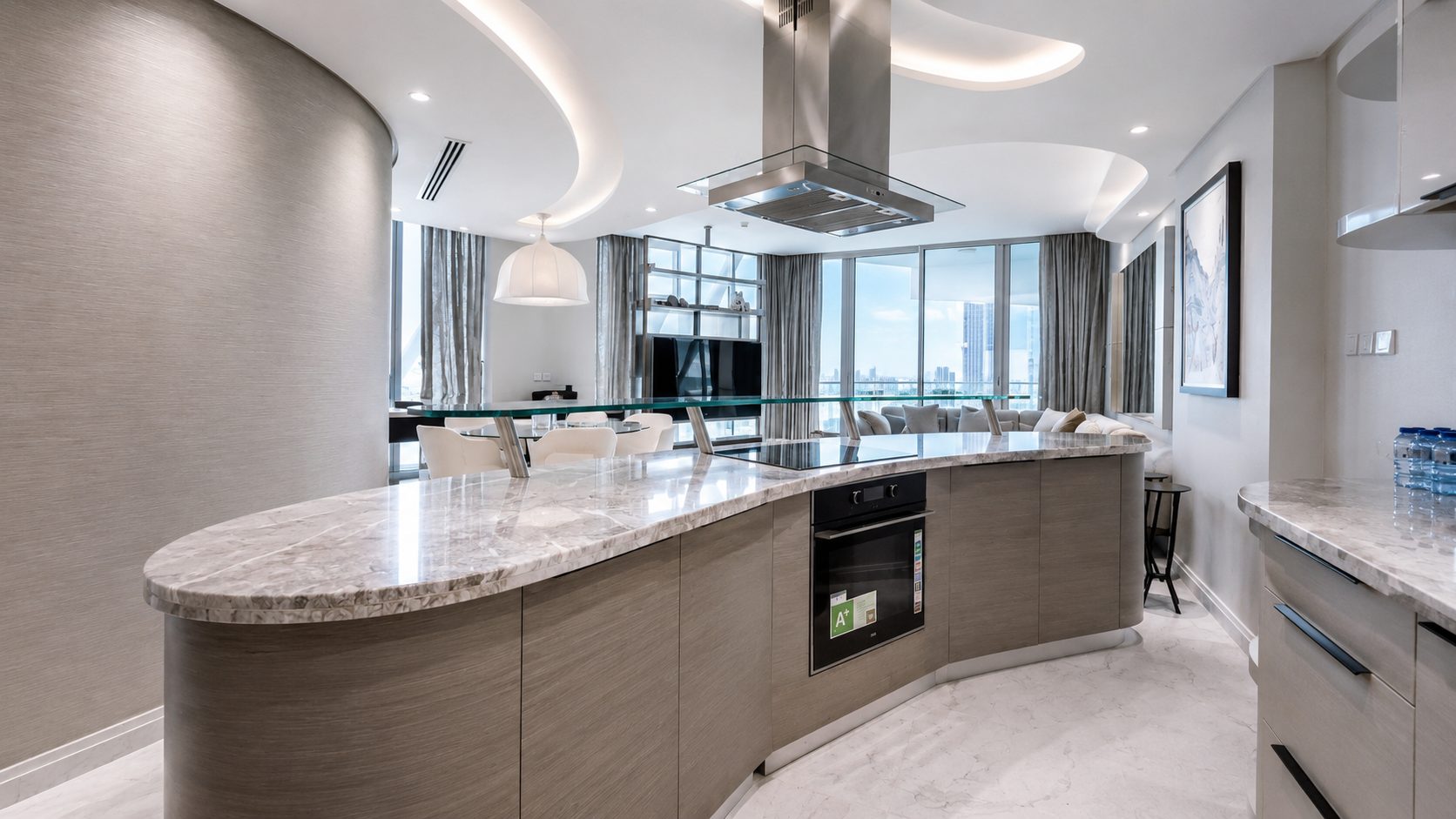 Three-Bedroom Apartment with Maid's Room