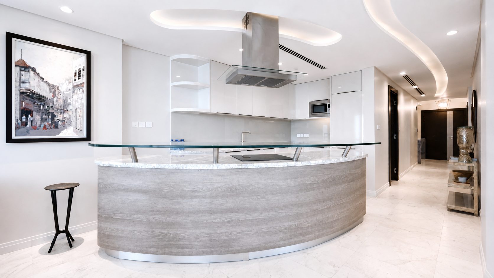 Three-Bedroom Apartment with Maid's Room