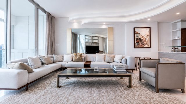 Three-Bedroom Apartment with Maid's Room