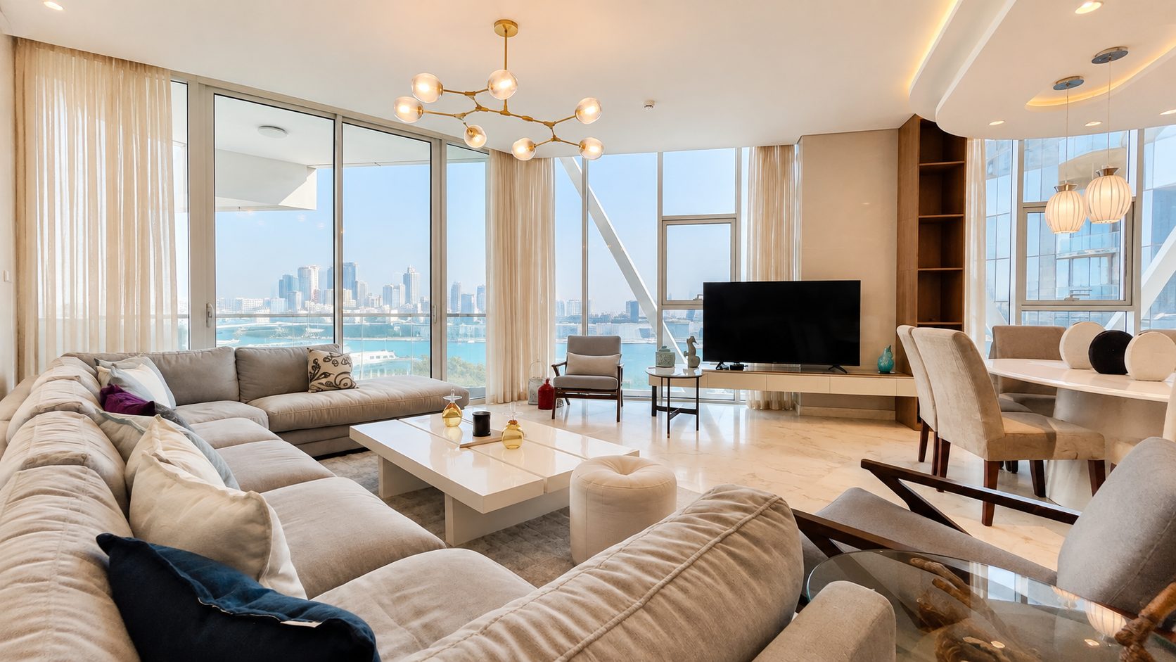 Three-Bedroom Apartment with Maid's Room