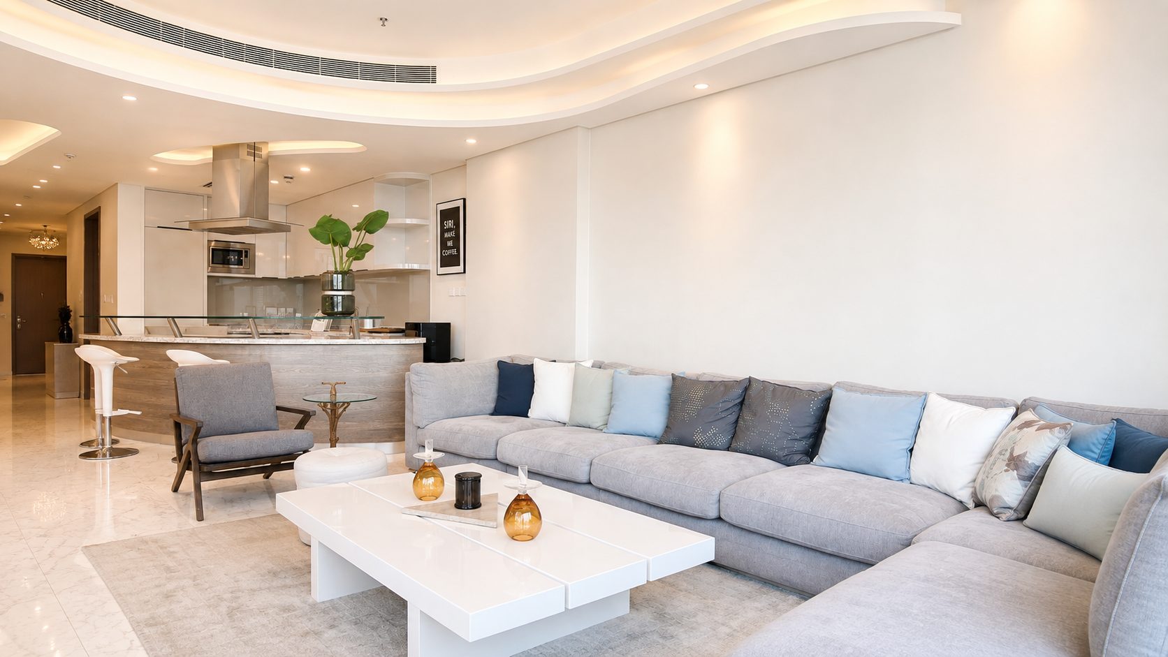 Three-Bedroom Apartment with Maid's Room