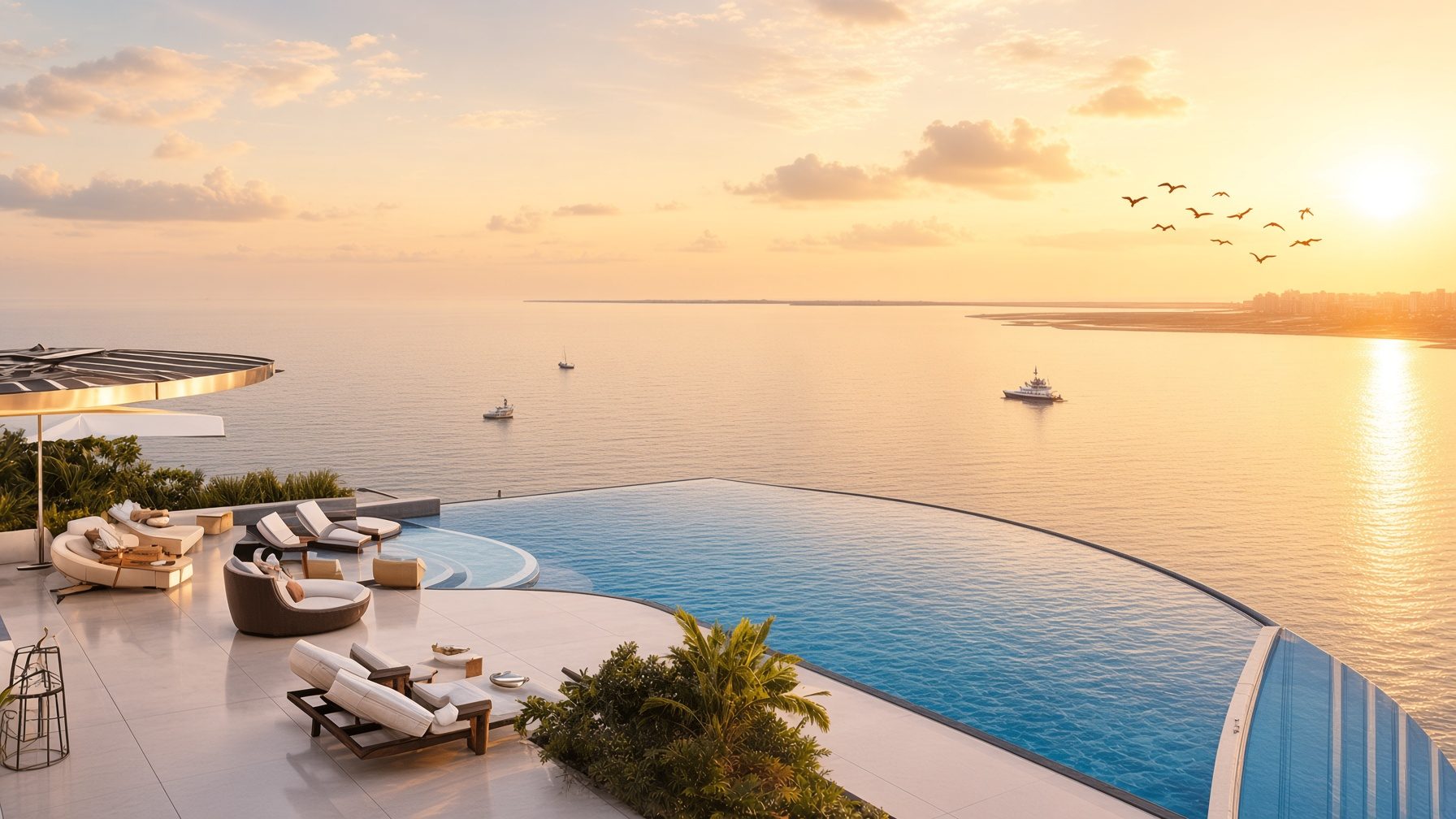 Two Bedroom Apartment with Water Views
