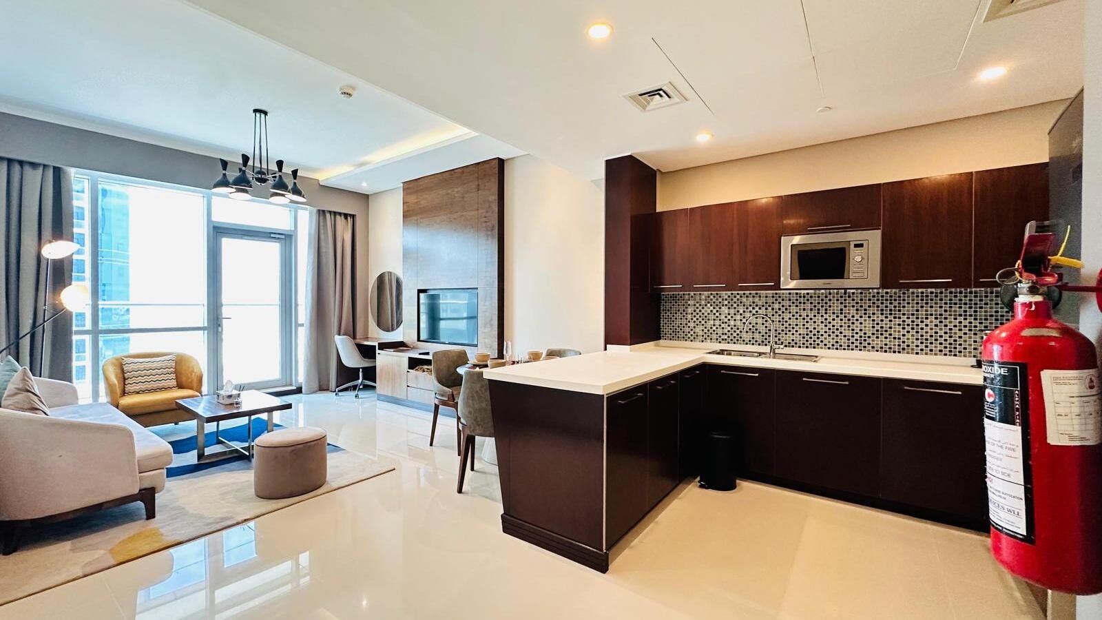 One-Bedroom Apartment with Dual Bathrooms