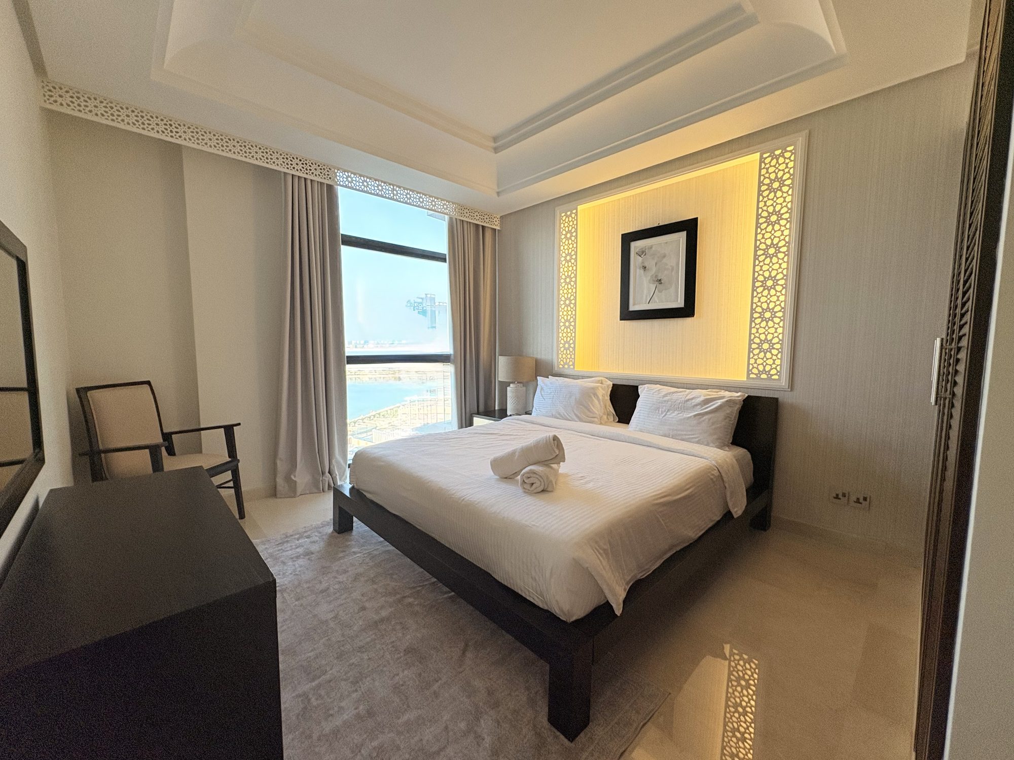 Three-Bedroom Apartment with Maid's Room and Water Views