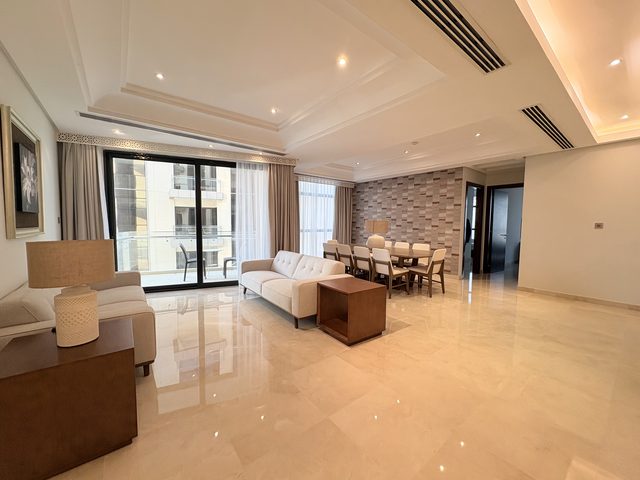 Three-Bedroom Apartment with Maid's Room and Water Views