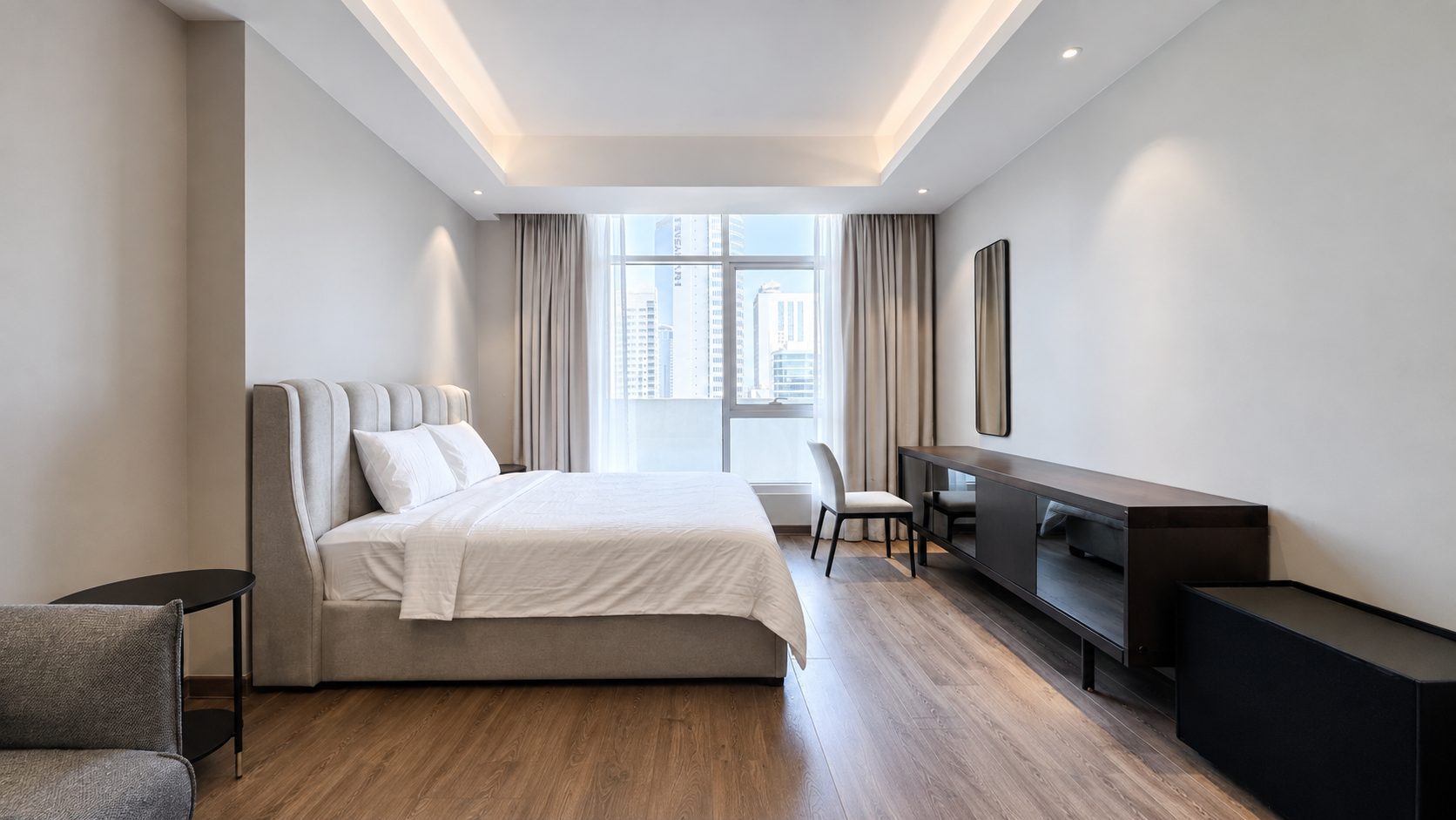 Fully-Furnished Studio with Pool and Gym Access